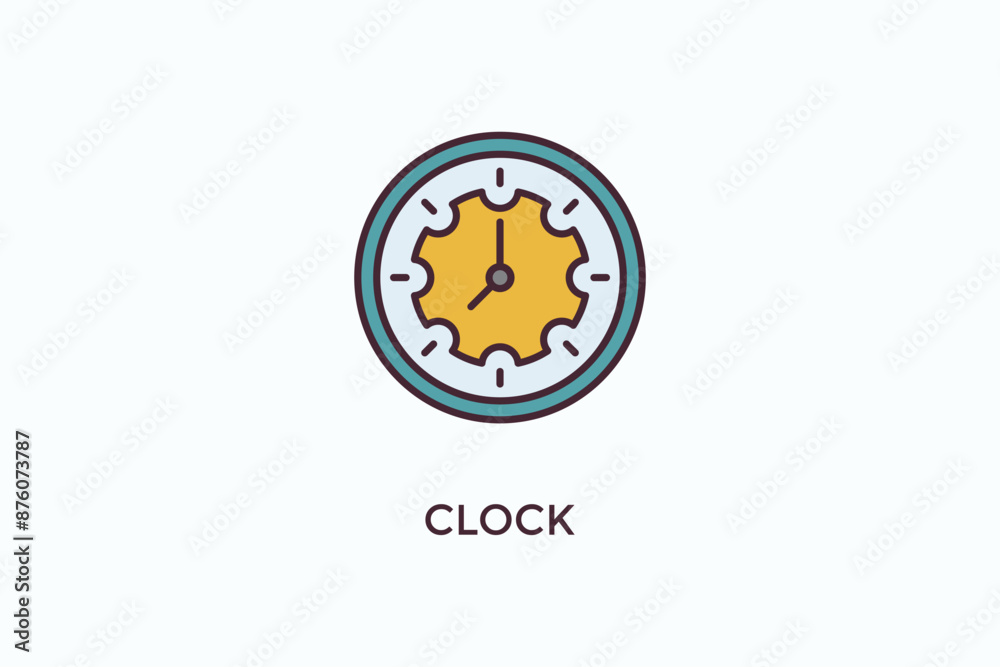 Clock Vector Icon Or Logo Illustration Clock Vector Icon Or Logo Illustration