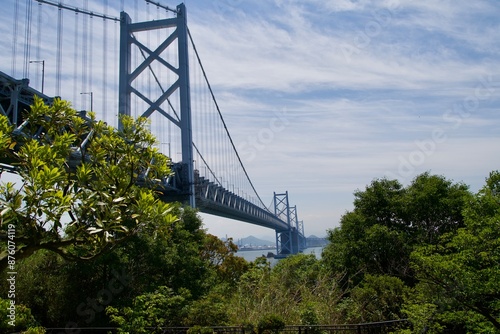 Seto Ohashi Bridge from Yoshima Parking Area to Kagawa photo