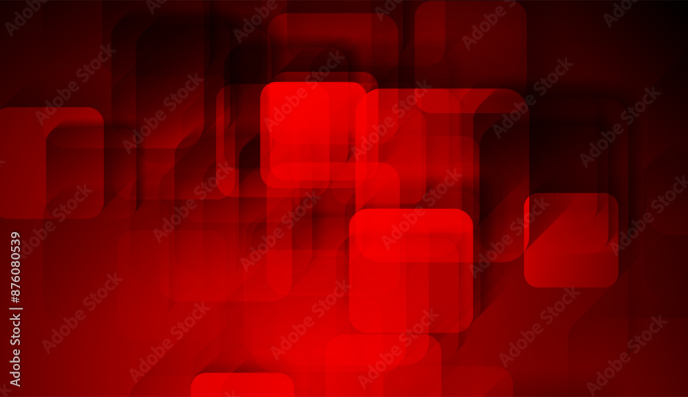 Dark red glossy squares abstract technology design. Geometric vector background Dark red glossy squares abstract technology design. Geometric vector background