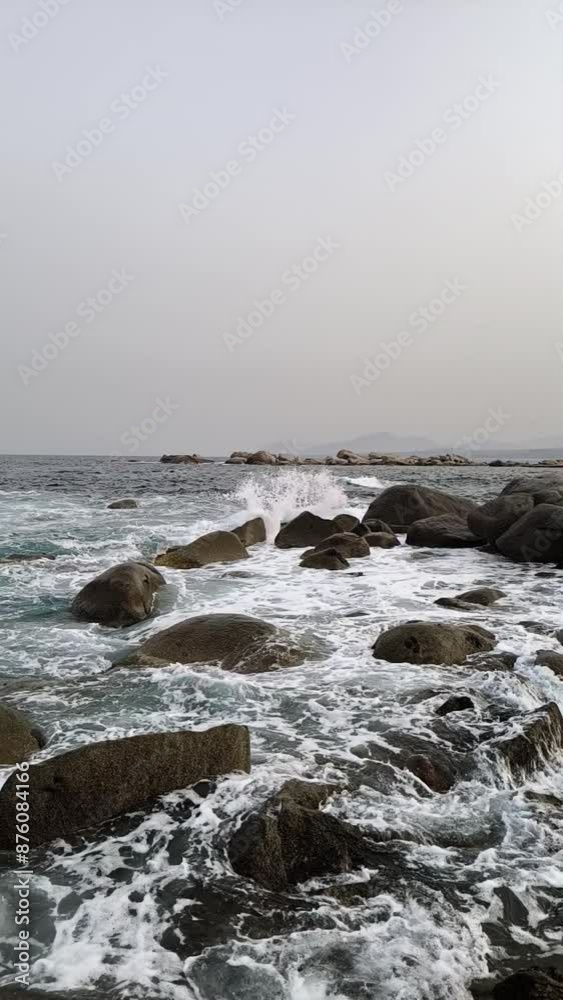 Wave and sound of the sea in Sardinia SLOWMOTION Wave and sound of the sea in Sardinia SLOWMOTION