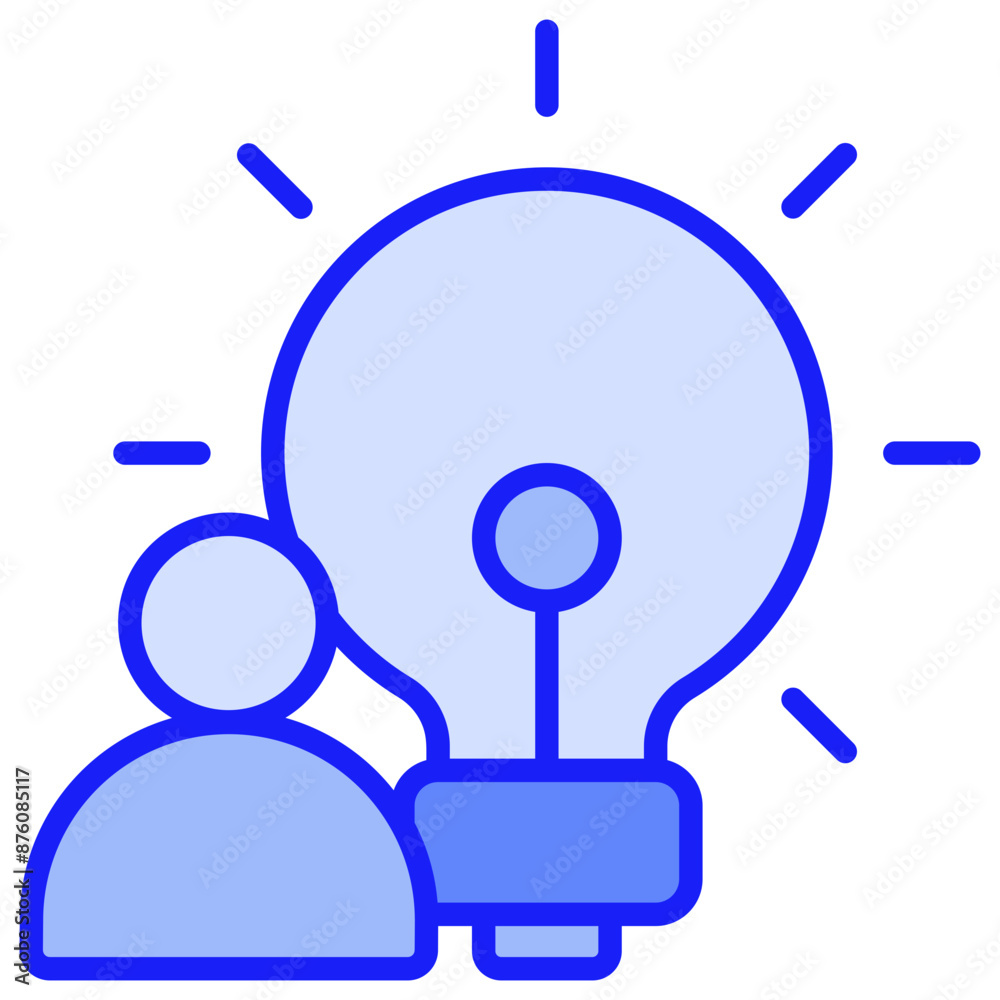 Idea Blue Icon Idea Blue Icon