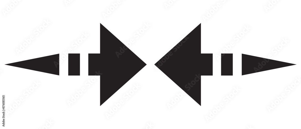 Opposite direction Arrows vector set. Arrow icon collection. Long line arrow vector. Set of different arrows, icon, cursor for web design. Large arrow vector and icon. Opposite direction Arrows vector set. Arrow icon collection. Long line arrow vector. Set of different arrows, icon, cursor for web design. Large arrow vector and icon.