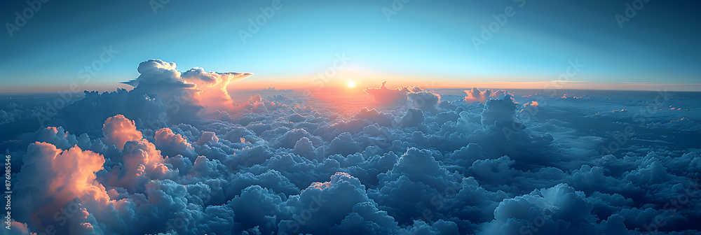 Serenity Soared: Aerial Photography Over Blue Skies Serenity Soared: Aerial Photography Over Blue Skies