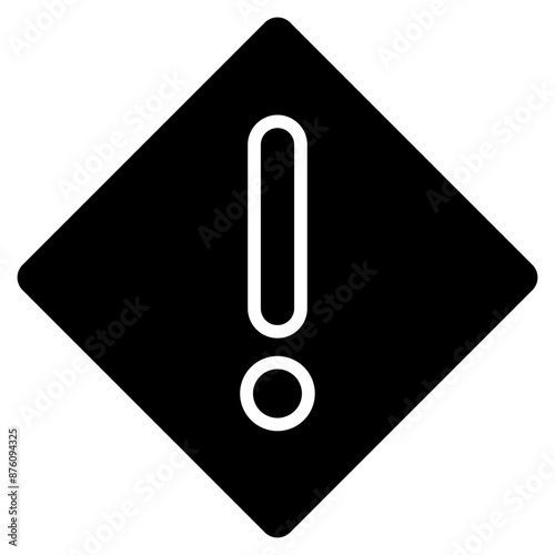 Attention Glyph Icon