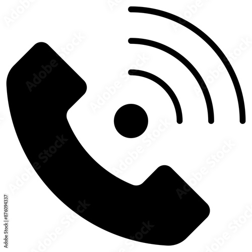Phone Call Glyph Icon