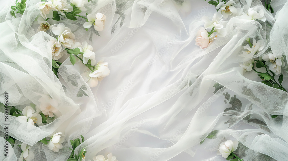A white background with flowers on it A white background with flowers on it