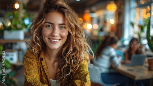 Wallpaper Mural pop art style photo effect strong woman potrait shot Torontodigital.ca