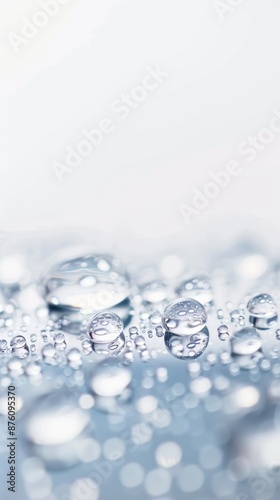 Water drops on background