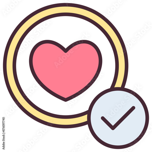 Favorite Outline Color Icon