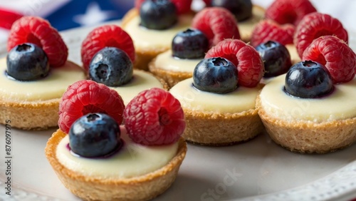 Wallpaper Mural Berry Topped Mini Cheesecakes Torontodigital.ca