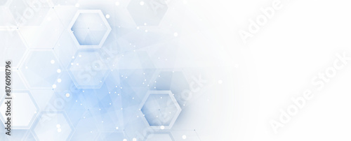 Neural network concept. Connected cells with links. High technology process. Abstract background. vector art.