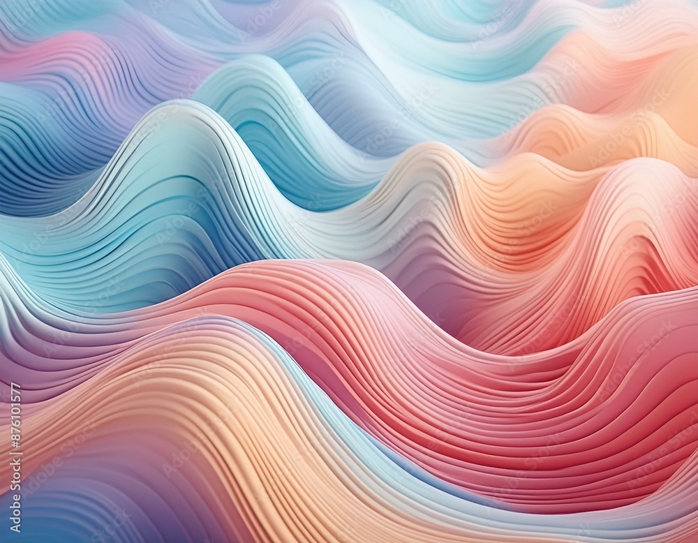 Abstract soft pastel gradient waves with a dreamy atmospheric feel, perfect for backgrounds or artistic projects. Abstract soft pastel gradient waves with a dreamy atmospheric feel, perfect for backgrounds or artistic projects.