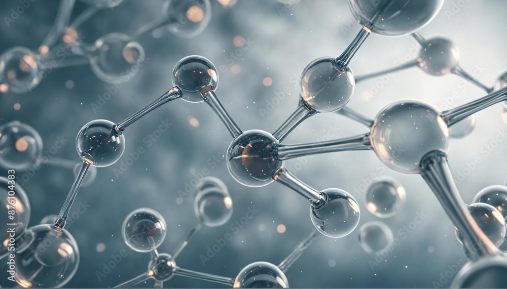 Molecular bonds and chemical structures in science, microscopic view of toxic agents in medical research Molecular bonds and chemical structures in science, microscopic view of toxic agents in medical research
