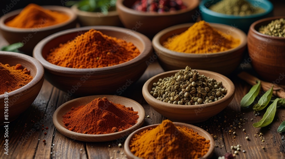 Assorted Vibrant Spices Assorted Vibrant Spices