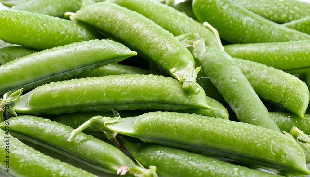 Many fresh green pods and peas as background, closeup Many fresh green pods and peas as background, closeup