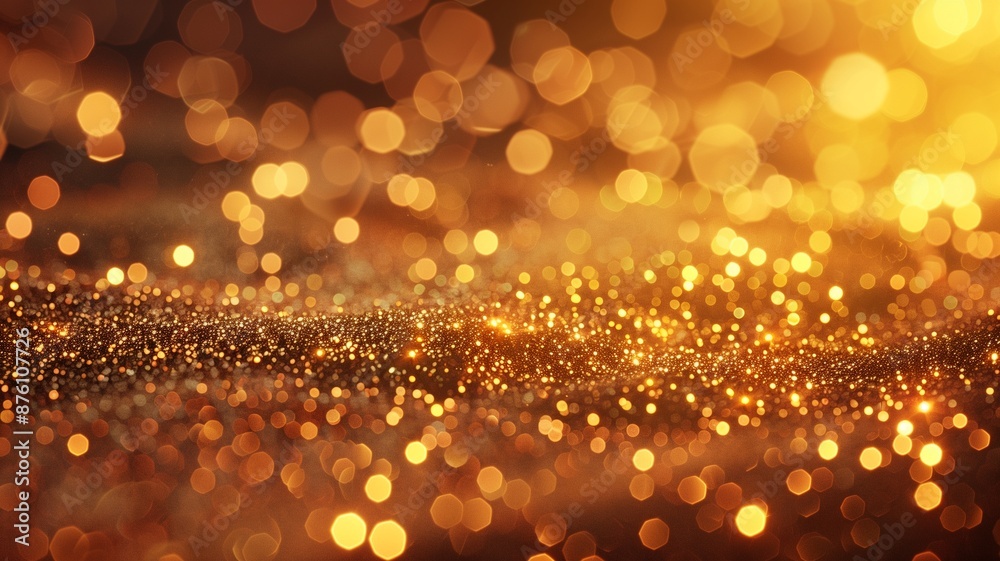 shiny golden background with bokeh light and sparkles,
a digital background or element of graphics, for Christmas, Birthday, anniversary party celebration wallpaper with copyspace. shiny golden background with bokeh light and sparkles,
a digital background or element of graphics, for Christmas, Birthday, anniversary party celebration wallpaper with copyspace.