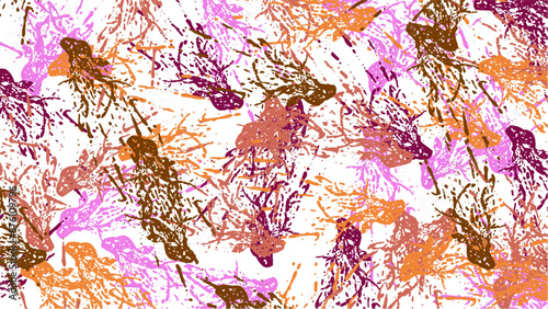 Abstract pink watercolor background.Hand painted watercolor. vector
