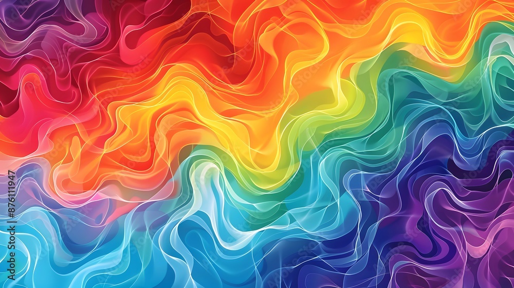 Obraz premium Rainbow abstract background. colorful color. 