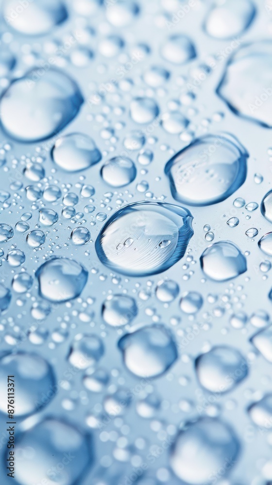 Water drops on background