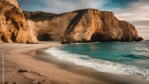 beach in the morning