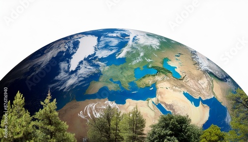 earth isolated object transparent background © Fletcher