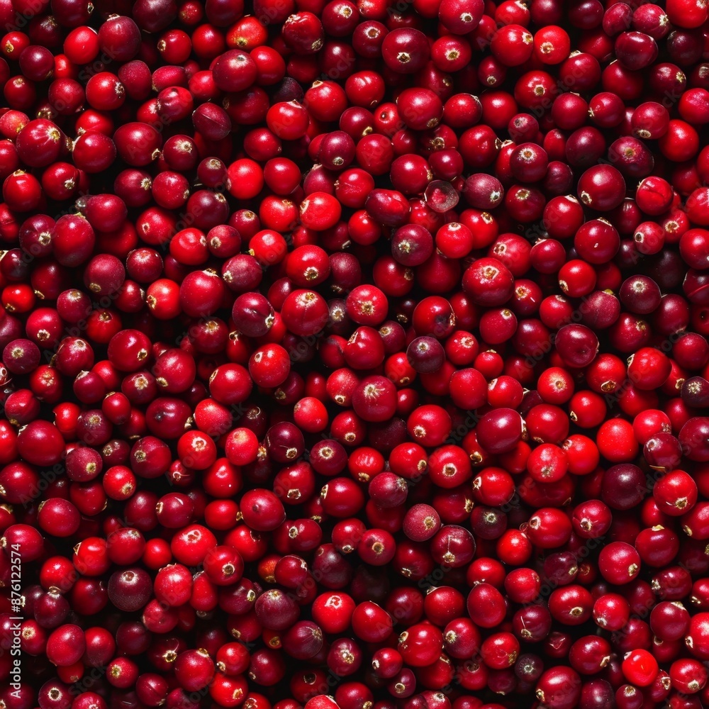 Cranberries texture background, Vaccinium macrocarpon fruits pattern, Oxycoccus macrocarpus mockup Cranberries texture background, Vaccinium macrocarpon fruits pattern, Oxycoccus macrocarpus mockup