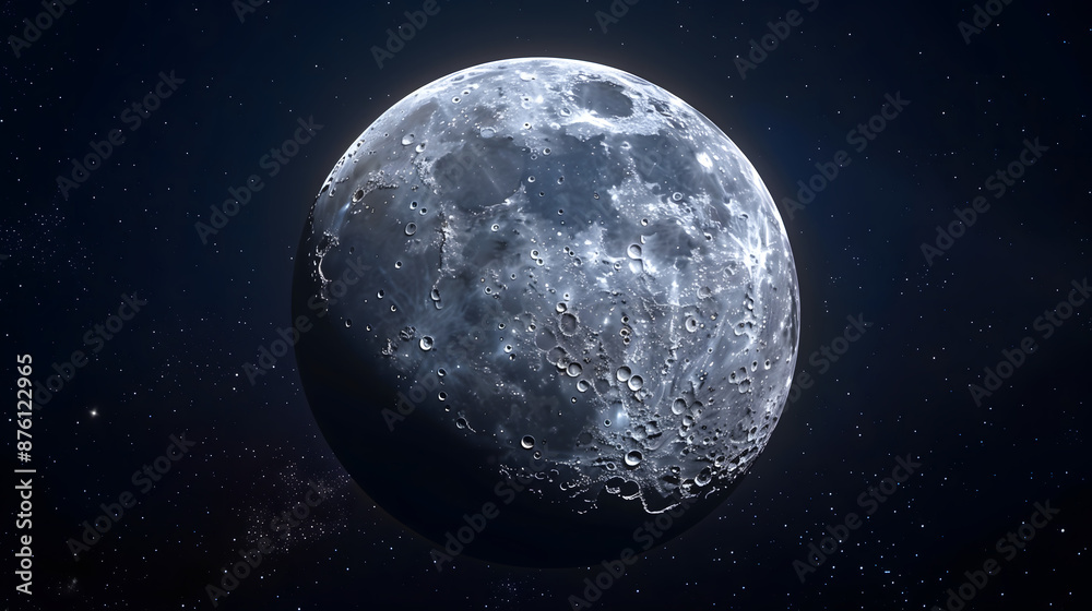 imagen completa de la luna imagen completa de la luna
