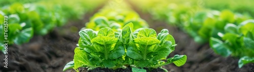 Organic vertical farming, natural and chemicalfree methods photo
