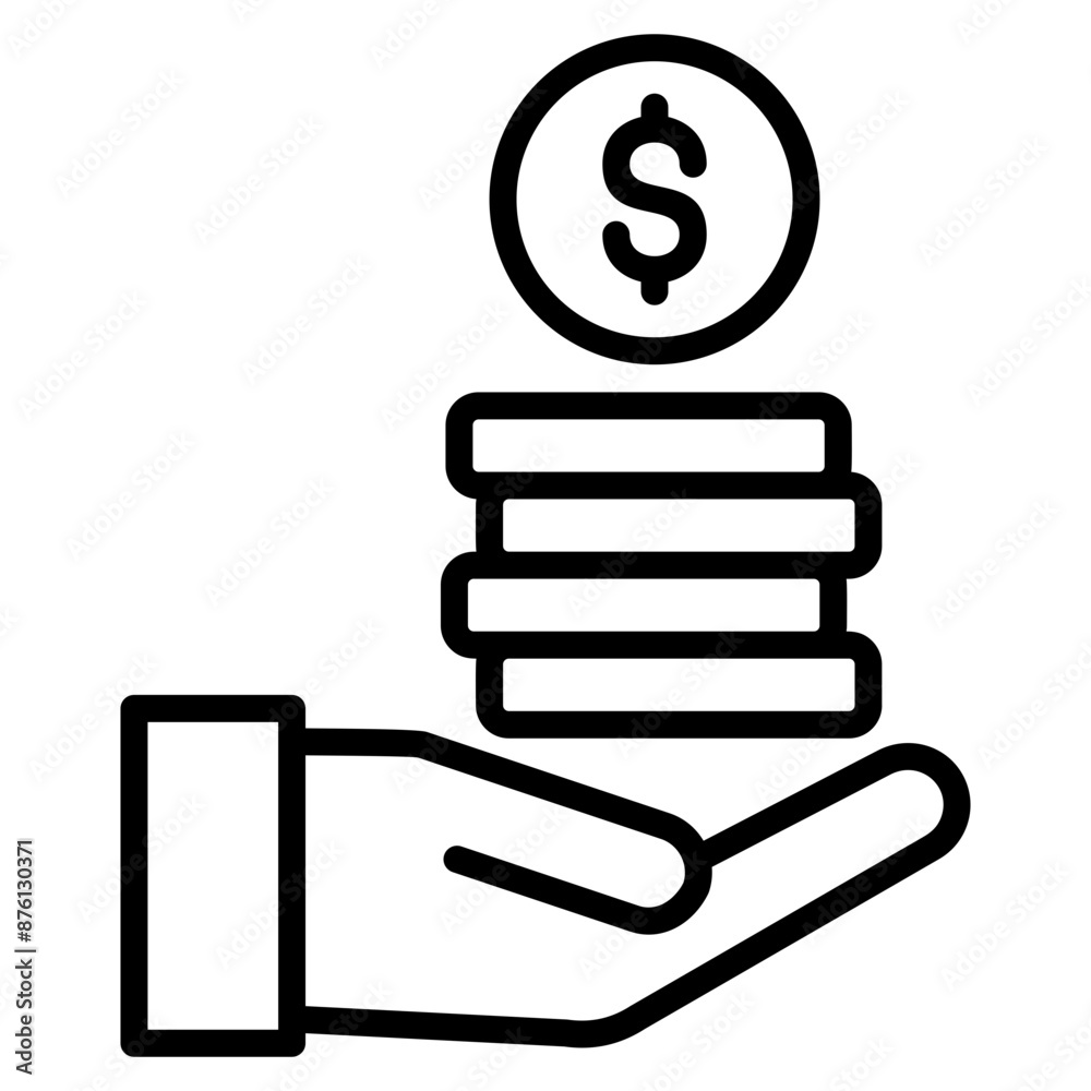 Investment Fund Icon Element For Design Investment Fund Icon Element For Design