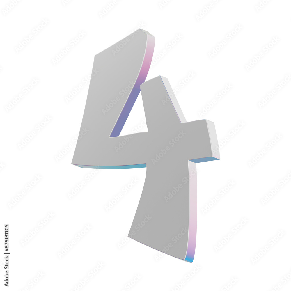 Obraz premium This is a beautifully designed 3D icon with a beautiful glass texture.