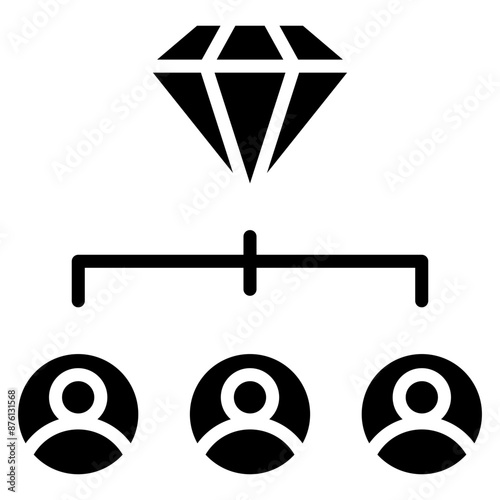 Shareholder Value  Icon Element For Design