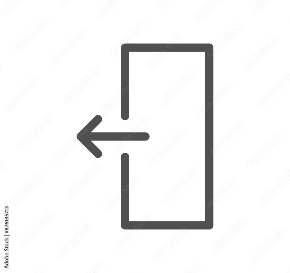 Arrow icon outline and linear vector.
Arrow icon outline and linear vector.