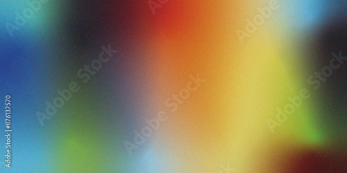 green, blue, yellow, red, rough, abstract, retro, vibe, background, template, or, spray, texture, color, gradient. Holographic, blurred, abstract, background. Smooth, transitions, of, iridescent, colo