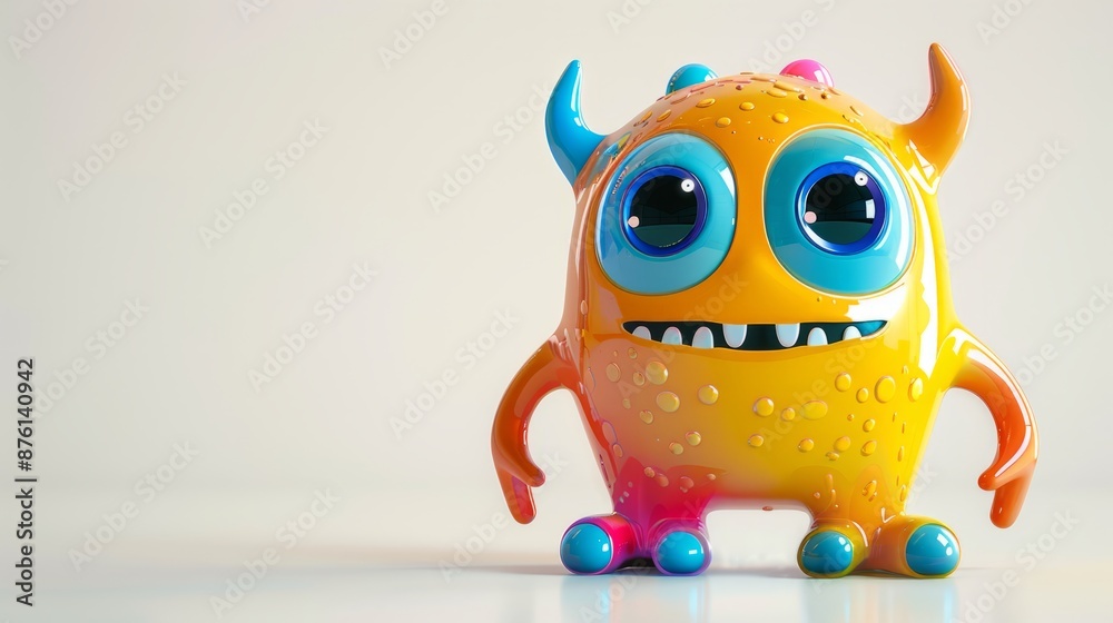 3D monster cartoon character 3D monster cartoon character