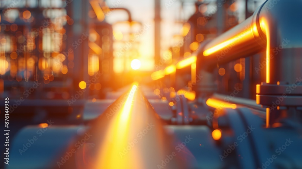 Novelty in systems leading to advanced mechanization and increased productivity close up, industrial revolution, ethereal, silhouette, factory floor Novelty in systems leading to advanced mechanization and increased productivity close up, industrial revolution, ethereal, silhouette, factory floor