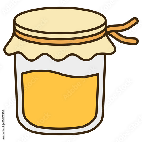 jar of honey illustration