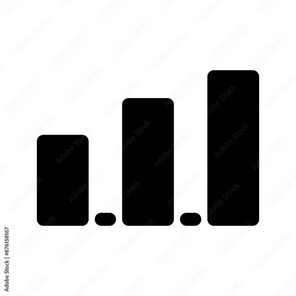 Statistic Icon Vector Symbol Design Illustration