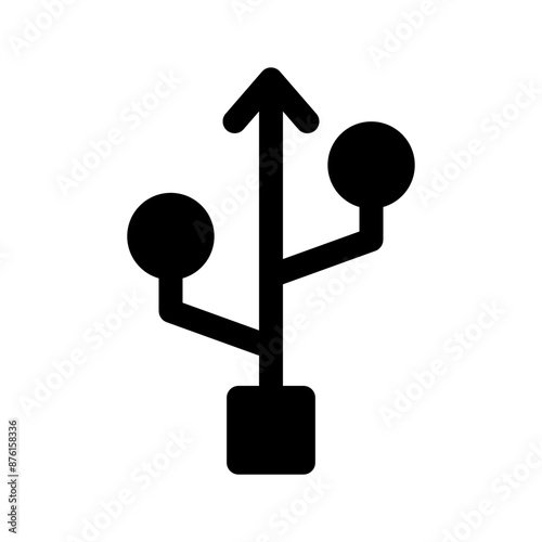 Usb Icon Vector Symbol Design Illustration
