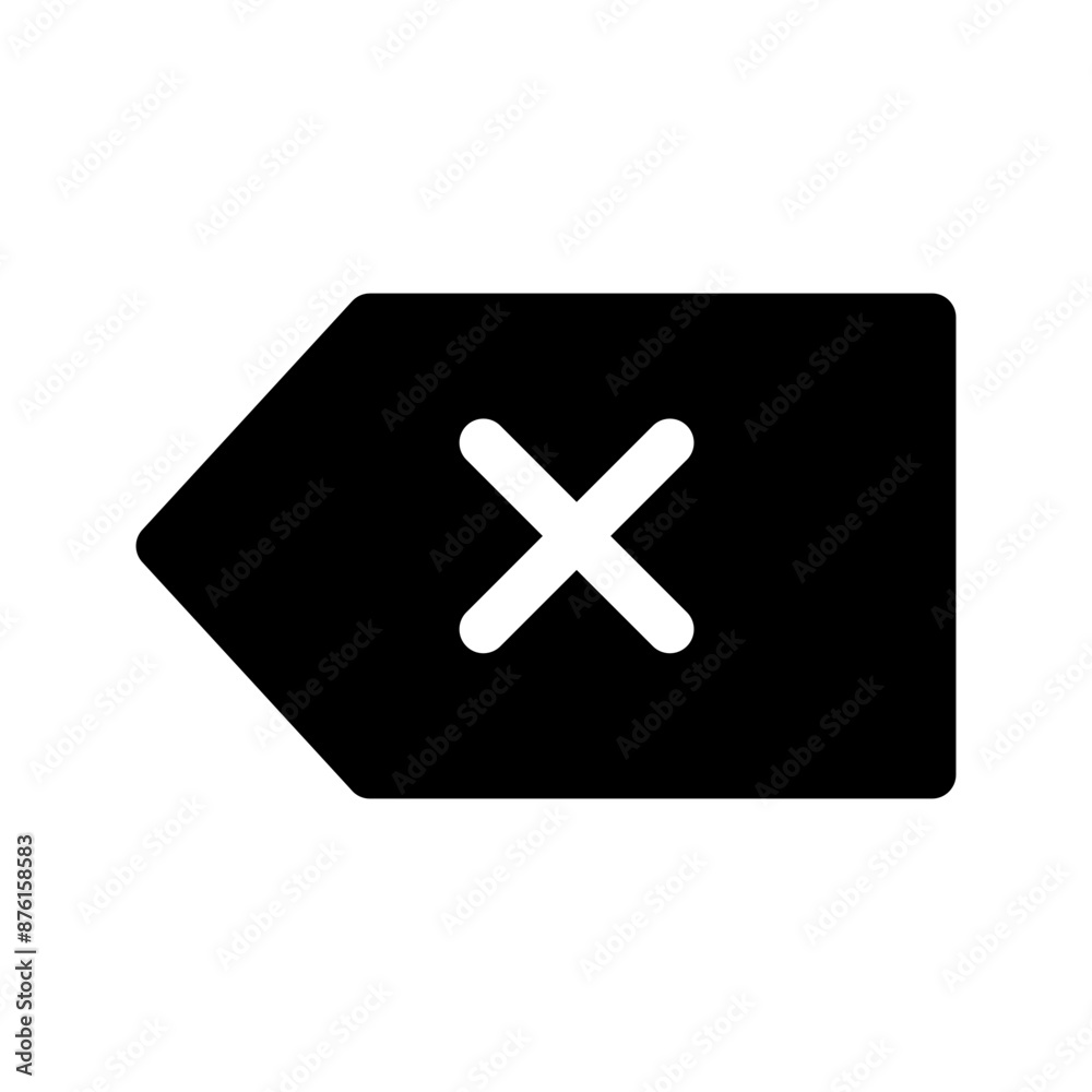 Backspace Icon Vector Symbol Design Illustration Backspace Icon Vector Symbol Design Illustration