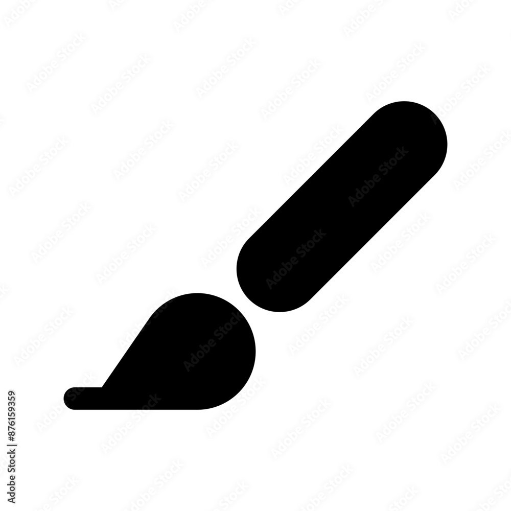 Brush Icon Vector Symbol Design Illustration Brush Icon Vector Symbol Design Illustration