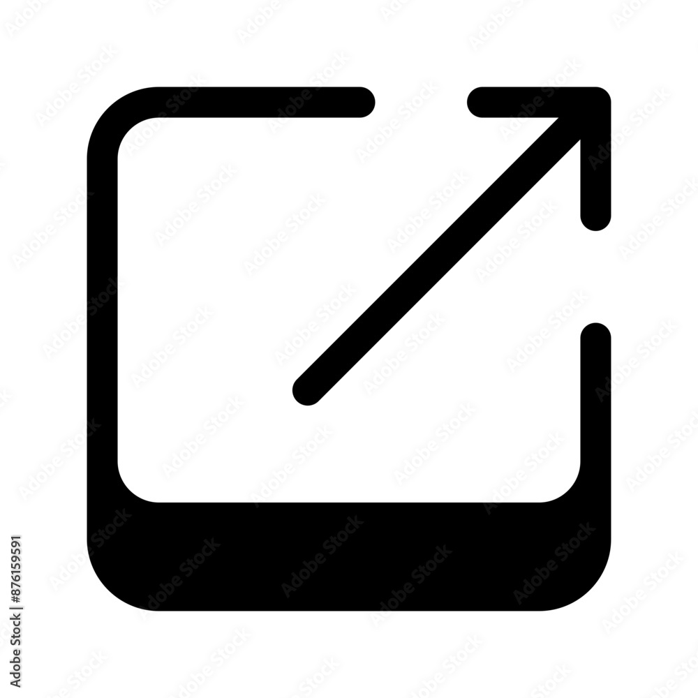 Open New Page Icon Vector Symbol Design Illustration Open New Page Icon Vector Symbol Design Illustration