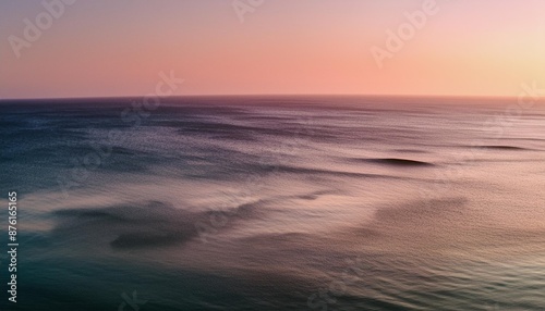 sea water surface at sunset view from above artistic pink blue gradient color horizontal banner