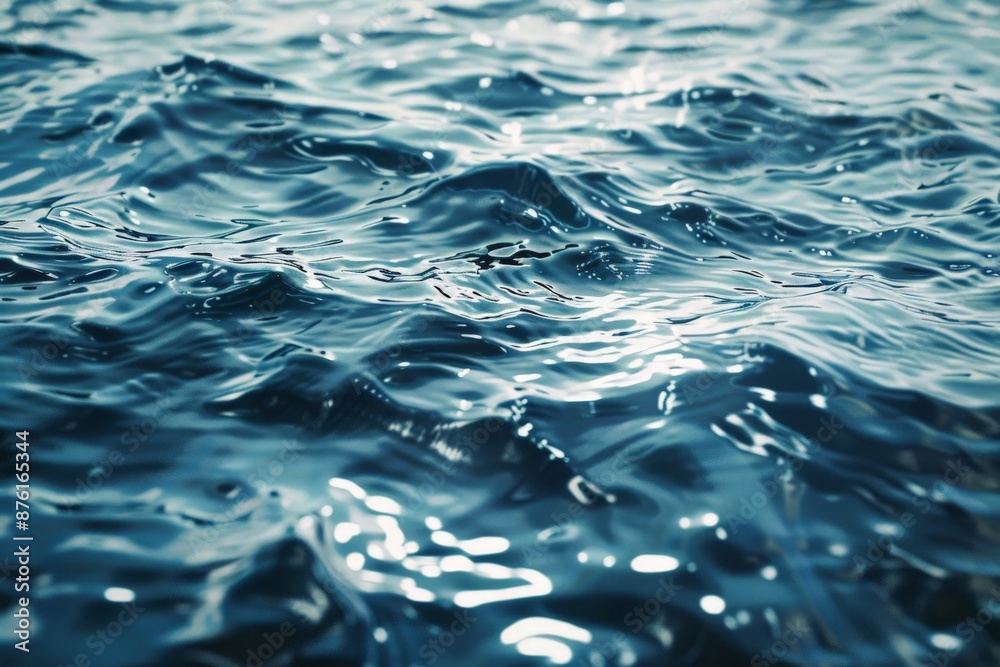 This image captures shimmering water waves illuminated by bright sunlight, presenting a dynamic yet peaceful scene that highlights the natural interplay of light and water. This image captures shimmering water waves illuminated by bright sunlight, presenting a dynamic yet peaceful scene that highlights the natural interplay of light and water.