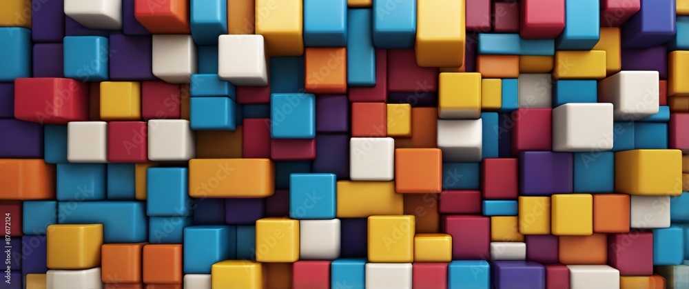 abstract wall of cube background abstract wall of cube background