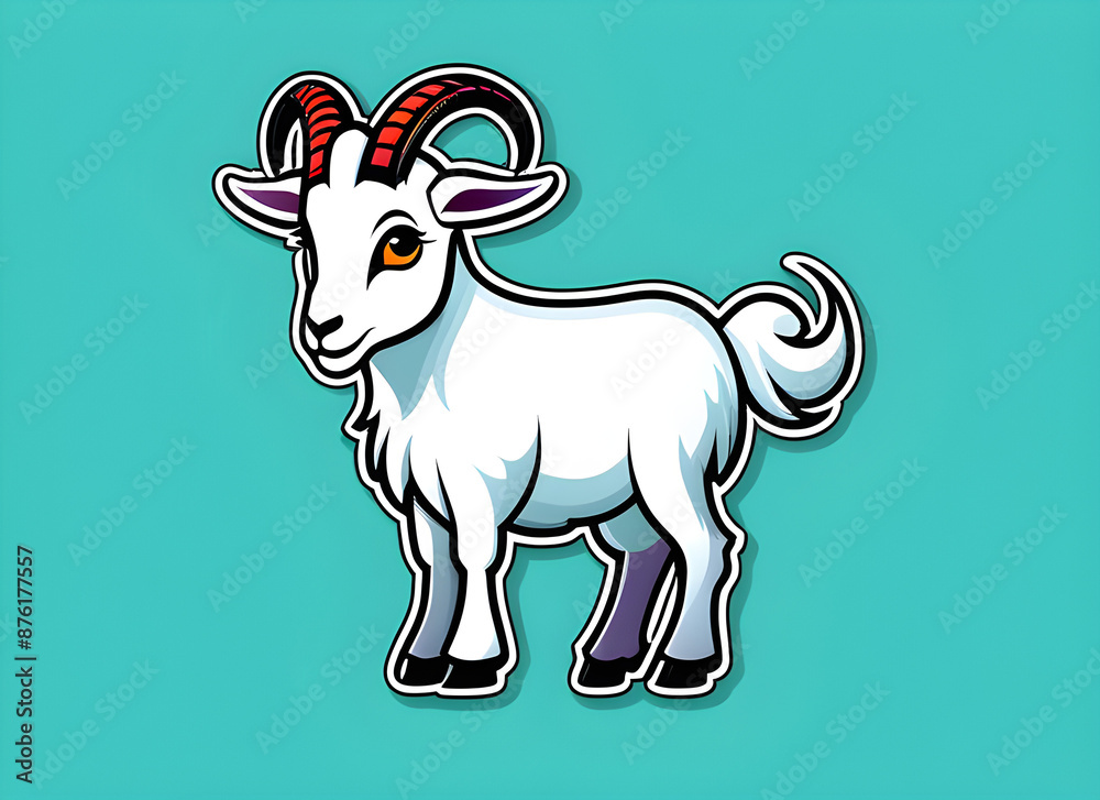 Fototapeta premium goat generative ai