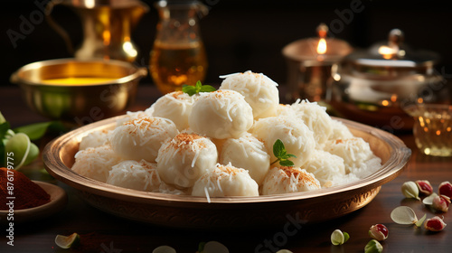 rosogolla - the most famous Indian or Bengali sweets