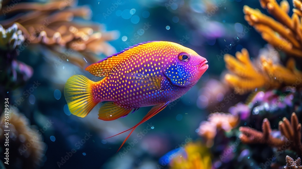 Neon Fish Exotic Species: A photo highlighting exotic species of neon fish Neon Fish Exotic Species: A photo highlighting exotic species of neon fish