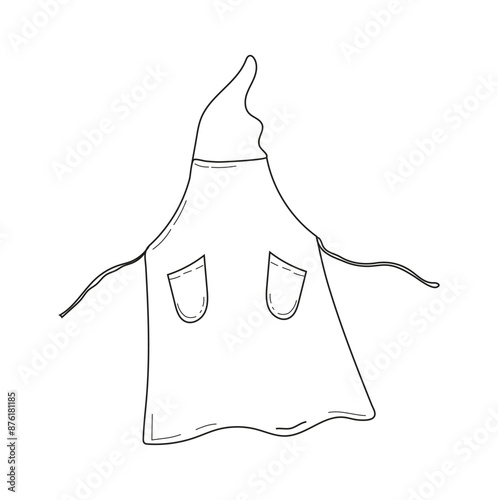 Apron kitchen utensils vector. The illustration captures the essential of kitchen making