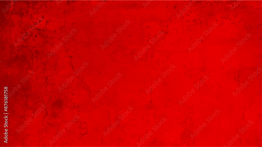 Detailed red grunge hand painted watercolor texture background. Abstract smoky red texture background image.