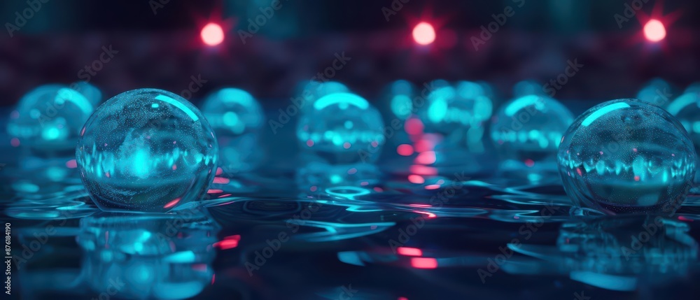 A futuristic spa offers strange A futuristic spa offers strange